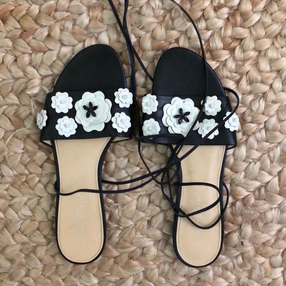 Ivanka Trump lace up sandals